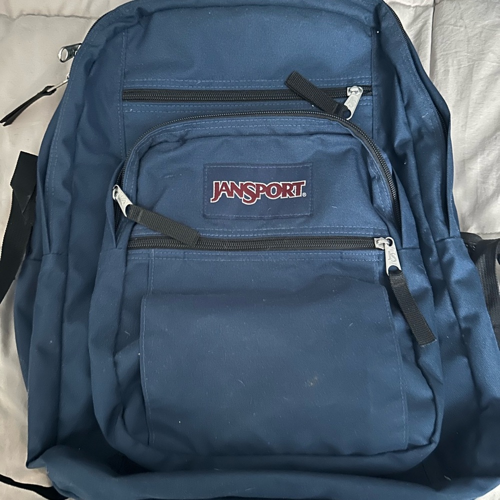 JanSport Blue Backpack Durable Classic Design